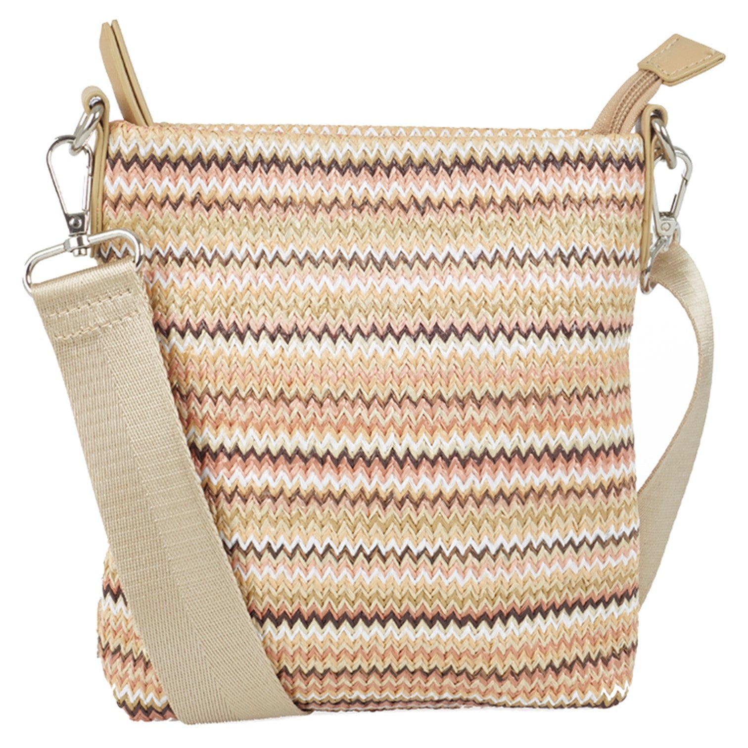 Ulrika Straw Liten Axelväska Rosa