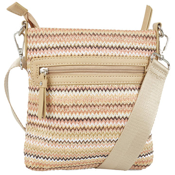 Ulrika Straw Liten Axelväska Rosa