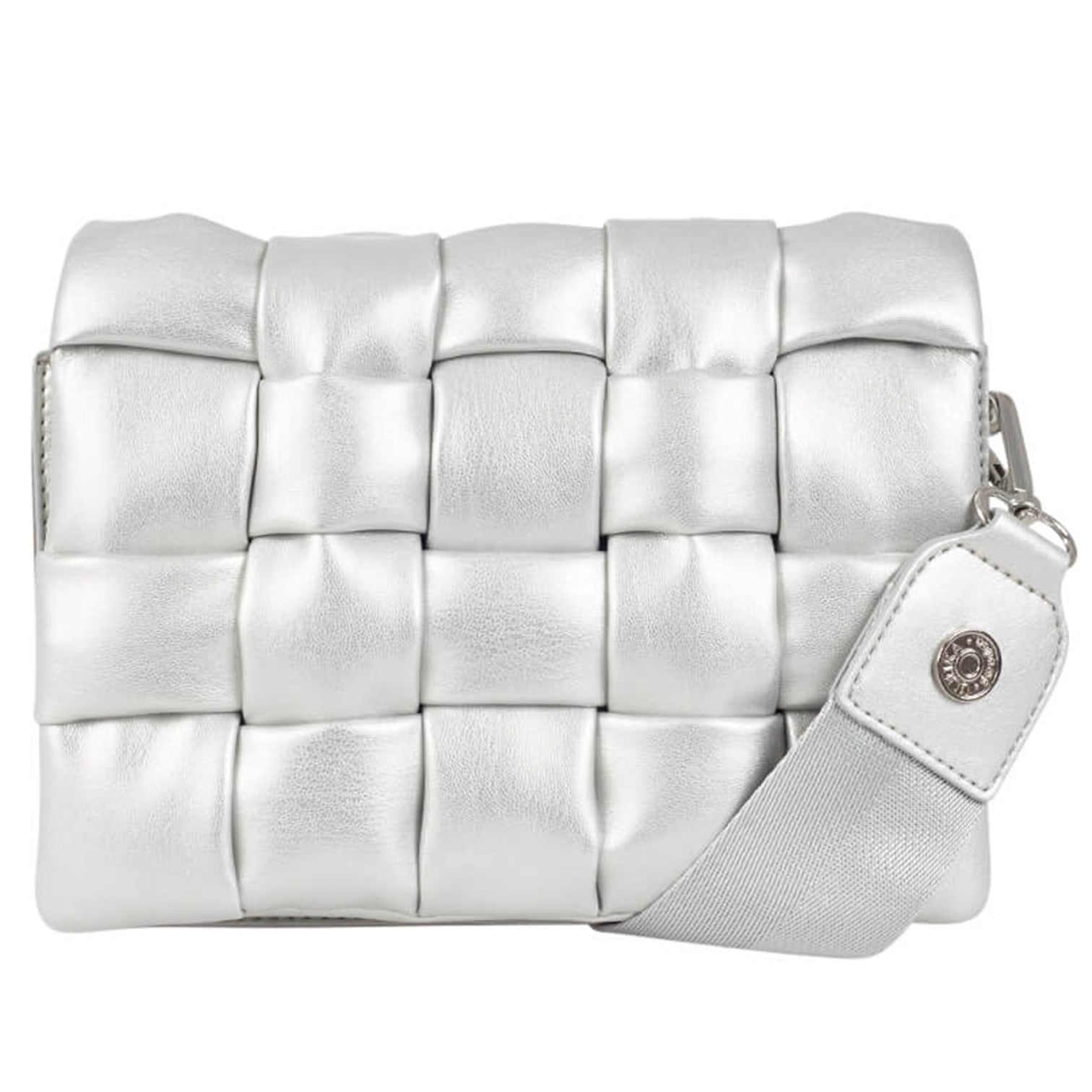 Ulrika Denim Mode Axelremsväska Silver