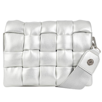 Ulrika Denim Mode Axelremsväska Silver