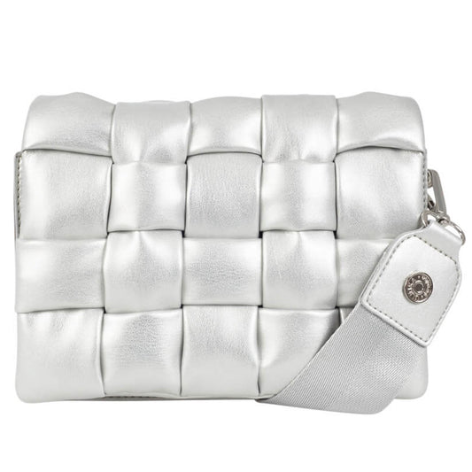 Ulrika Denim Mode Axelremsväska Silver