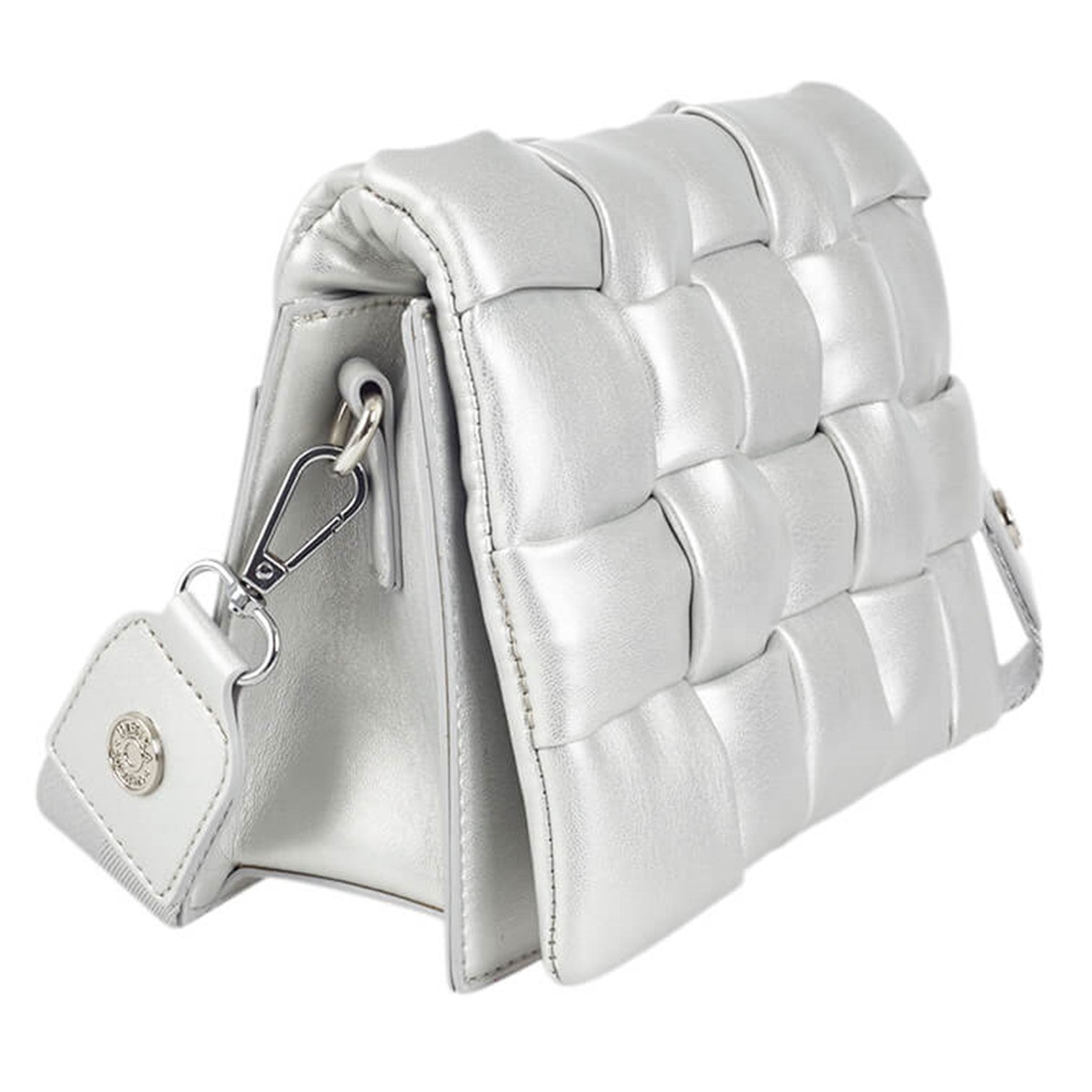 Ulrika Denim Mode Axelremsväska Silver