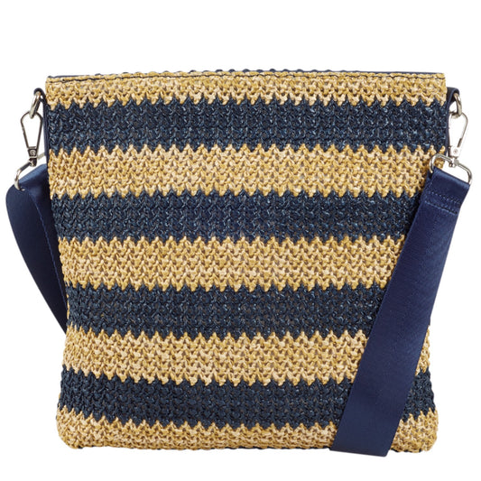 Ulrika Mellanstor Strandväska Marinblå