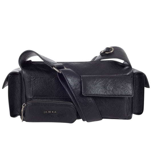 Ulrika Dam Avlång Axelväska Svart