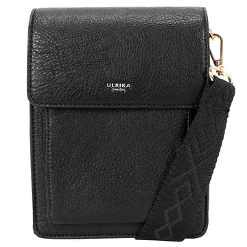 Ulrika Dam 3Pocket Axelremsväska Liten Svart