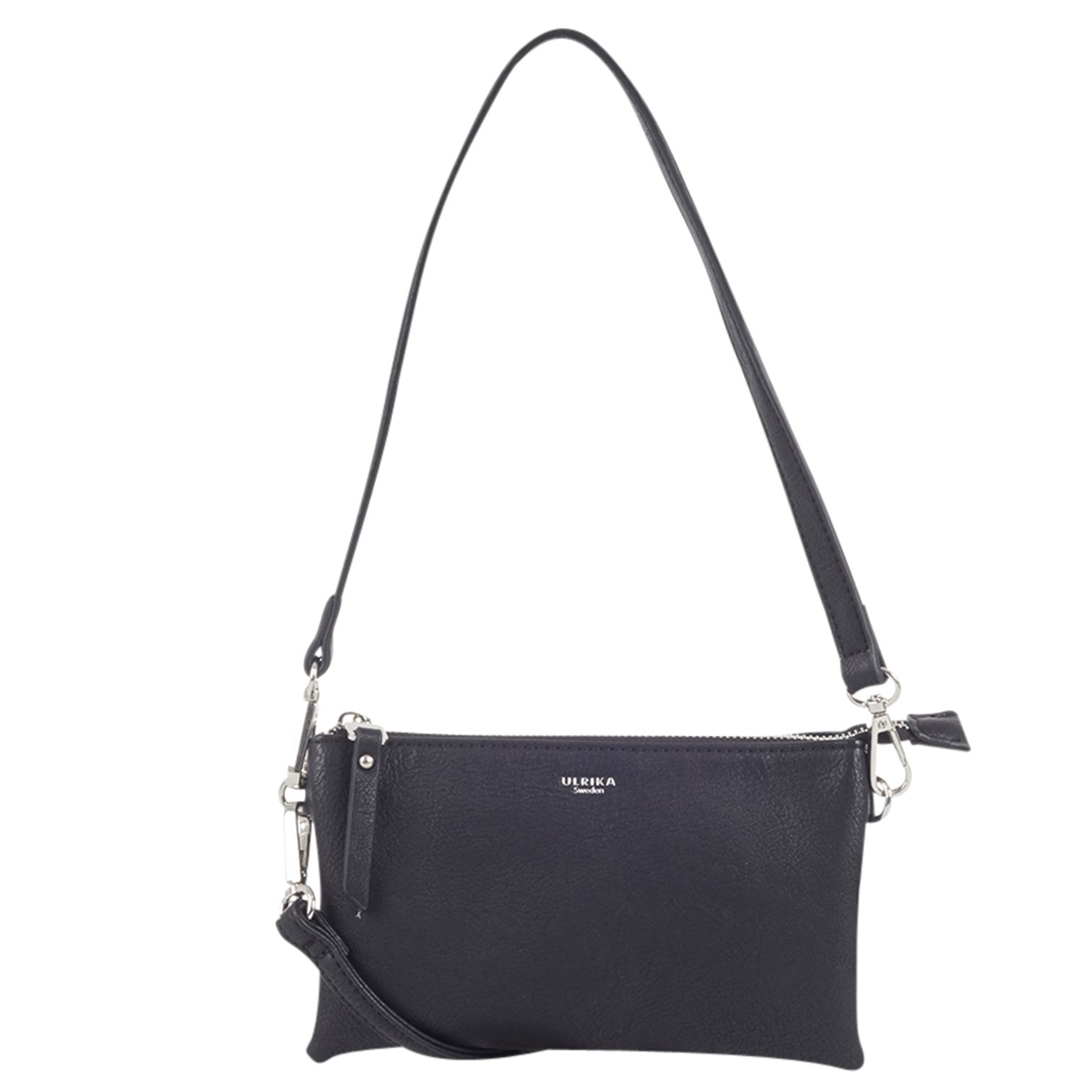 Ulrika Noos 2fack Axelremsväska Svart