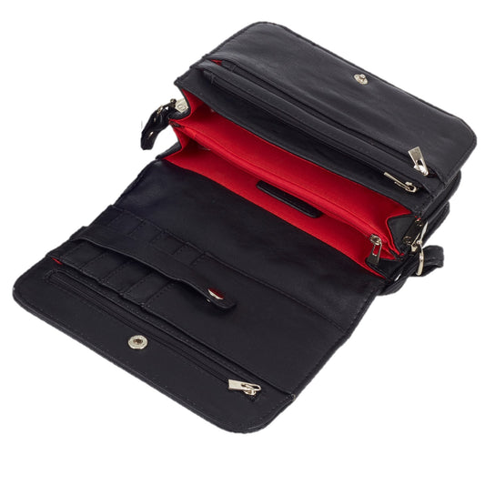 Ulrika Dam Axelremsväska Liten Svart