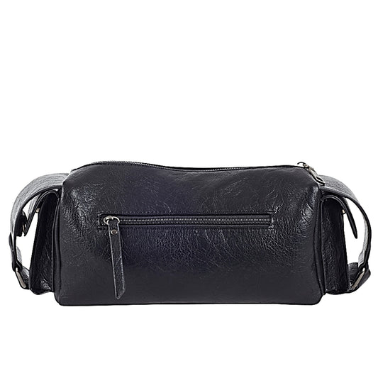 Ulrika Dam Avlång Axelväska Svart Lack