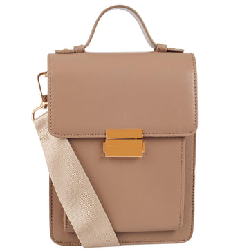 Ulrika Tick Tack Axelväska Taupe