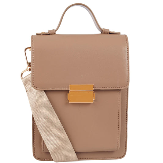 Ulrika Tick Tack Axelväska Taupe