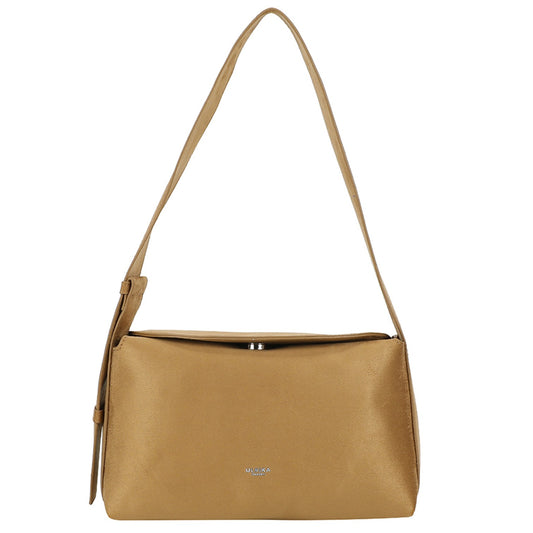 Ulrika Suede Axelväska Camel