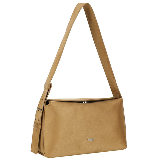 Ulrika Suede Axelväska Camel