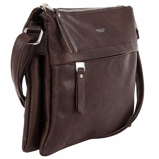 Ulrika Noos Axelremsväska Mörkbrun