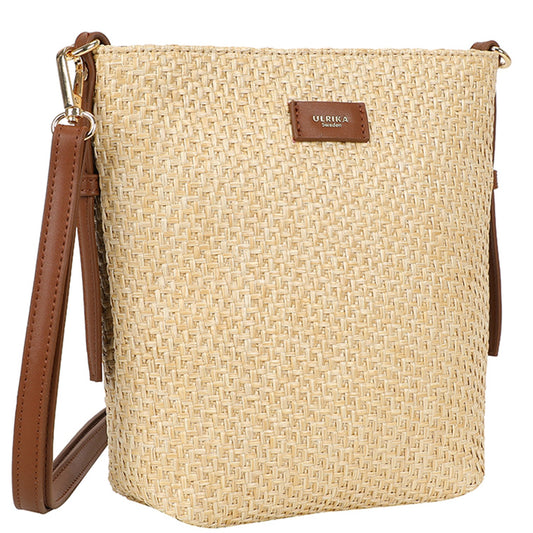 Ulrika Strå Axelväska Natur