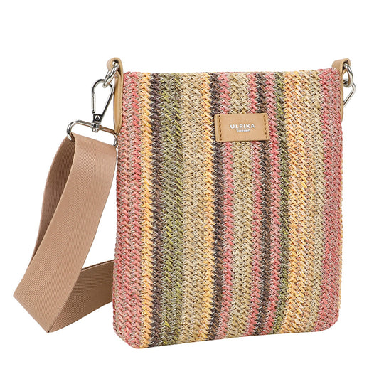 Ulrika Stråväska Liten Rosa