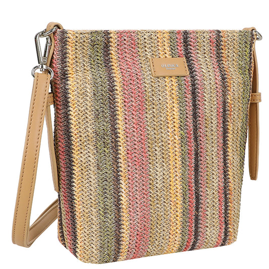 Ulrika Strå Axelväska Rosa