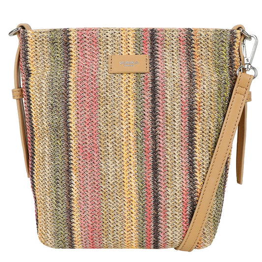 Ulrika Strå Axelväska Rosa