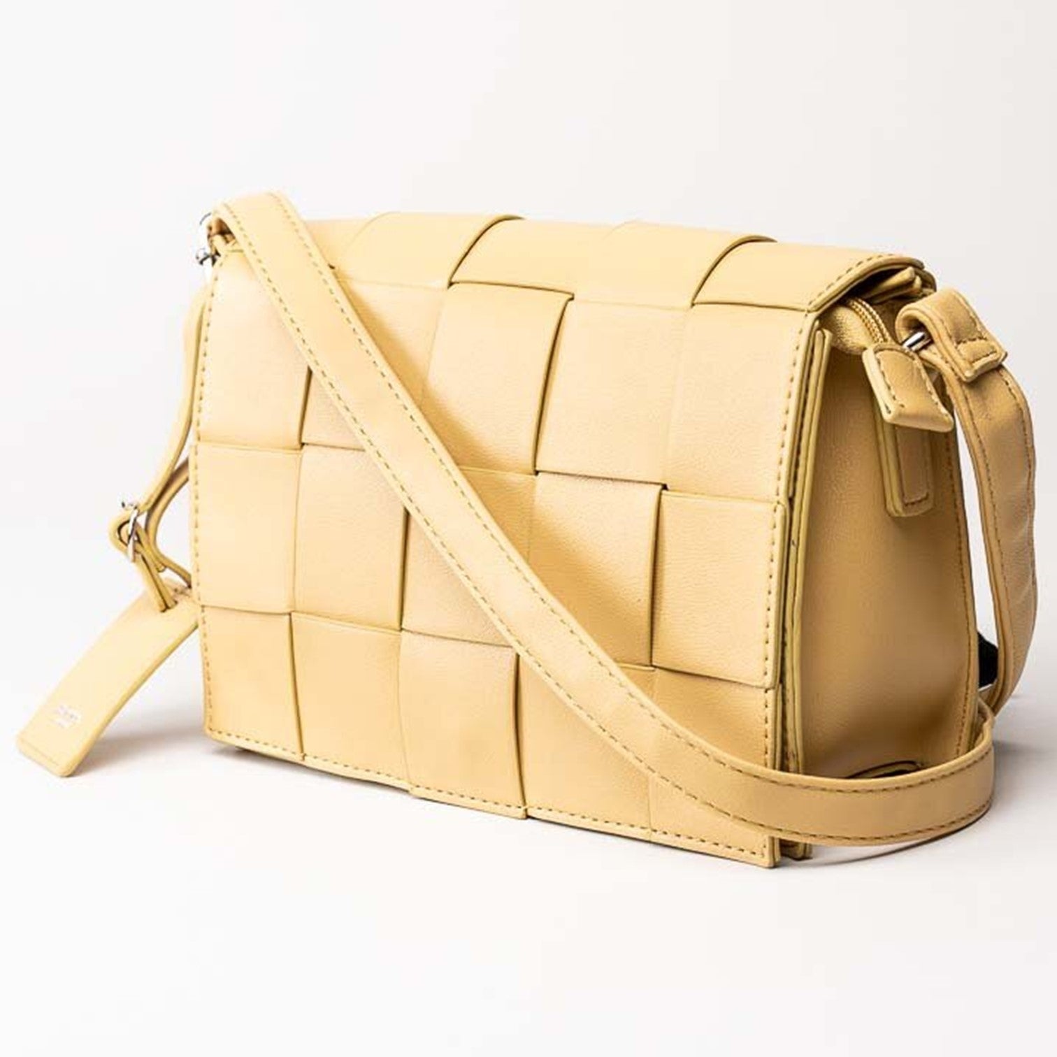 Ulrika Design Braid Axelremsväska Gul