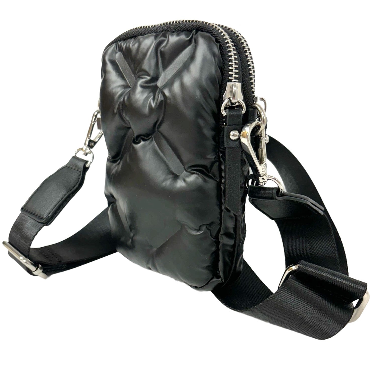 Ulrika Fluffy Mobilväska Svart