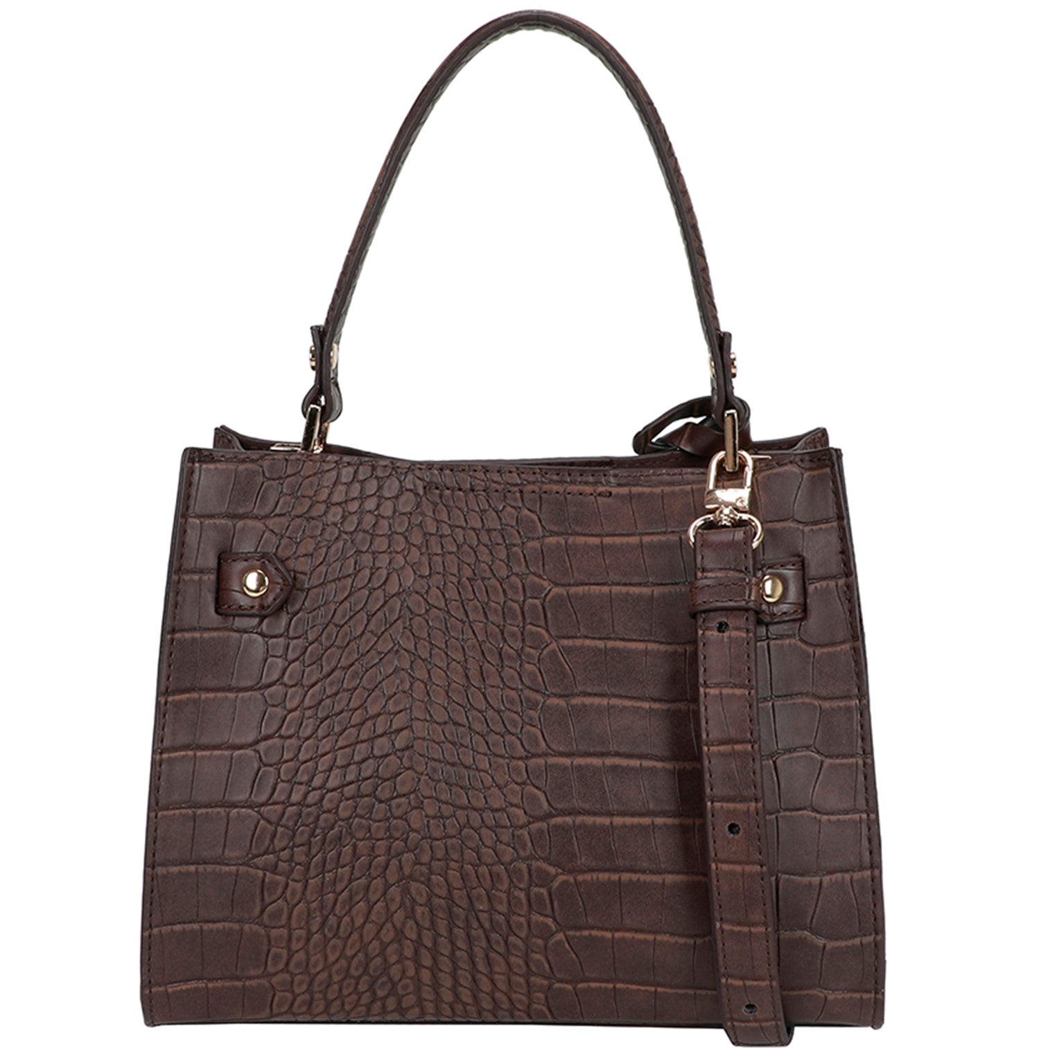 Ulrika Krokodil Handväska Brun