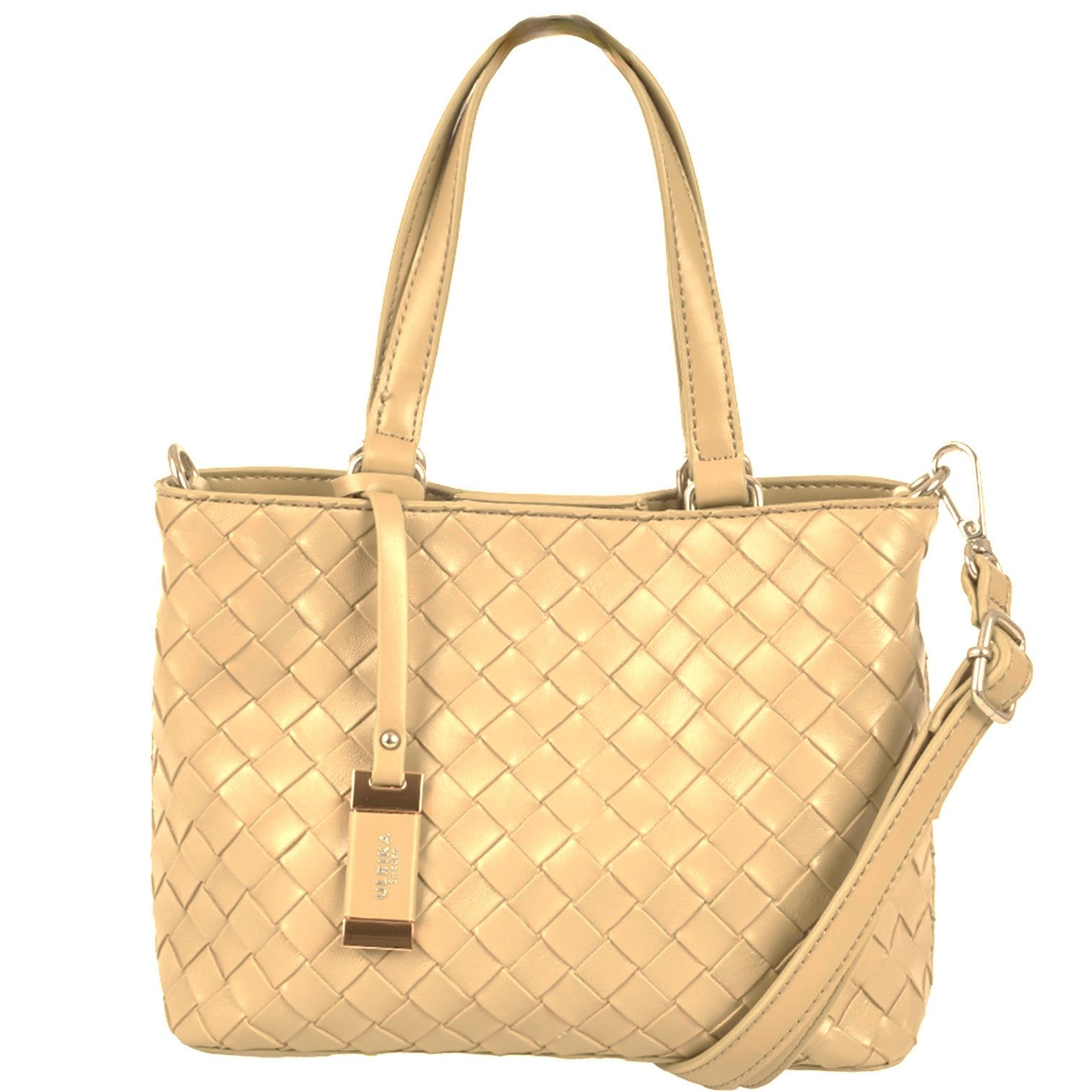 Ulrika Sweden Braid Handväska Mini Camel