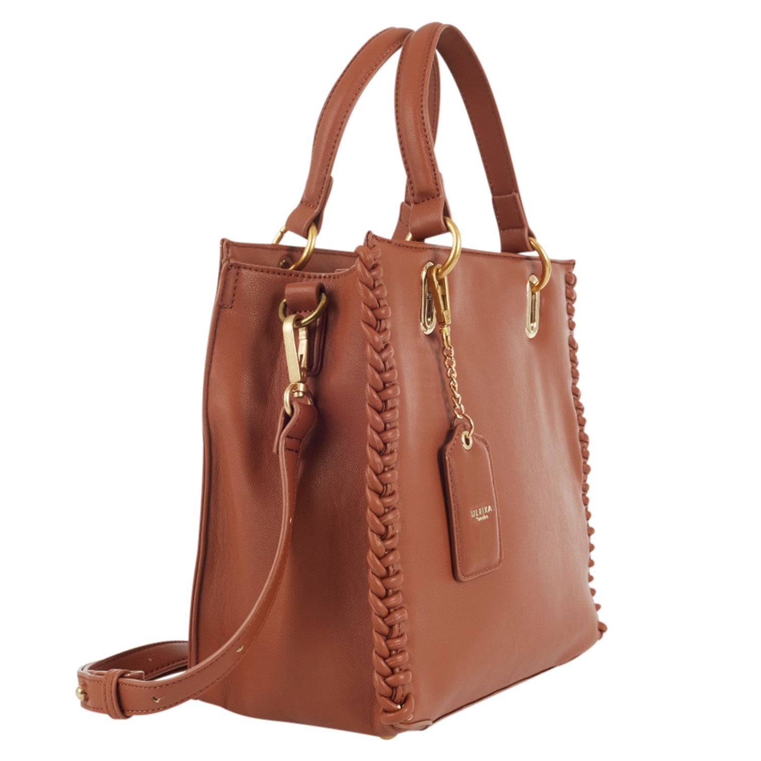 Ulrika Braid Handväska Cognac