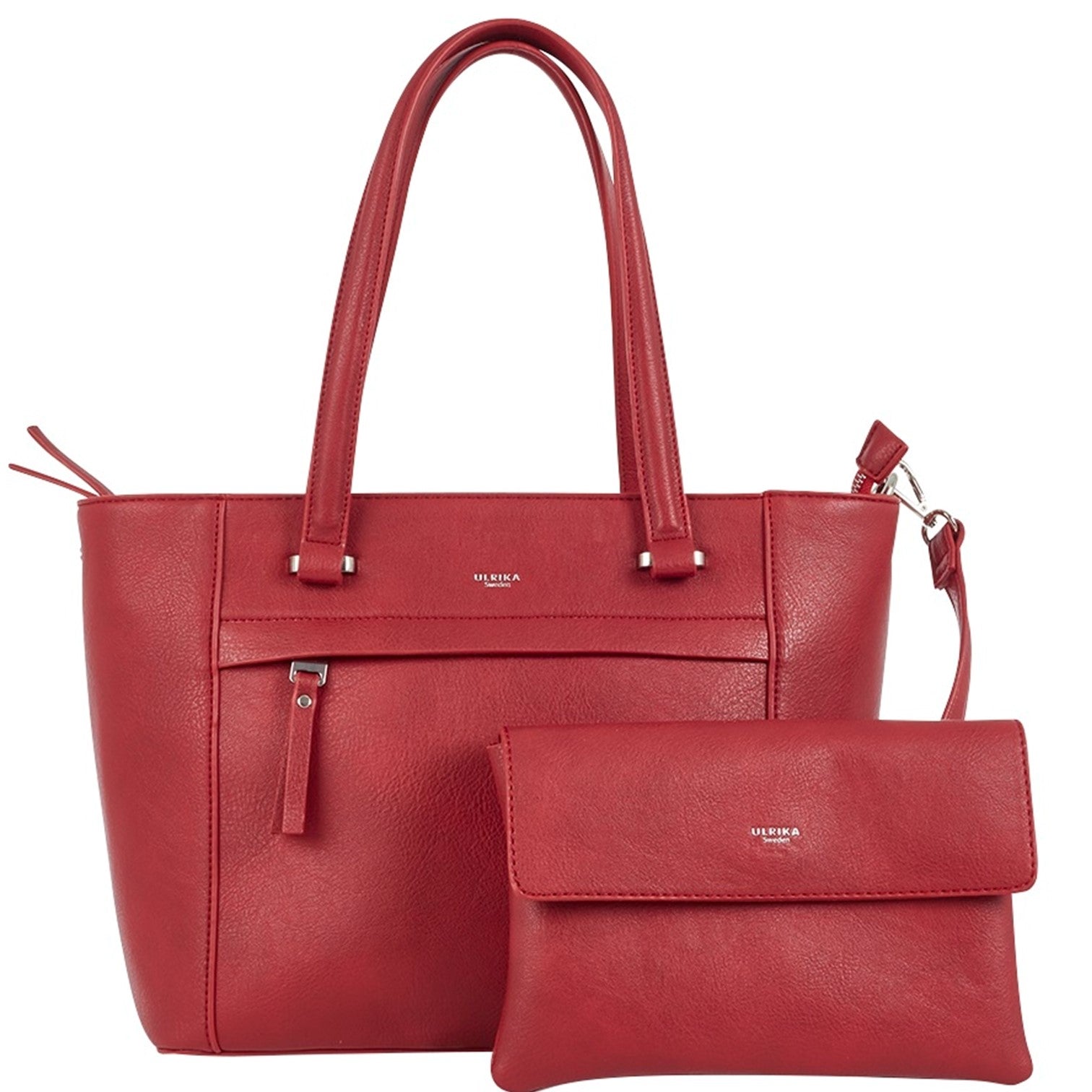 Ulrika Noos Röd Handväska och Kuvertväska