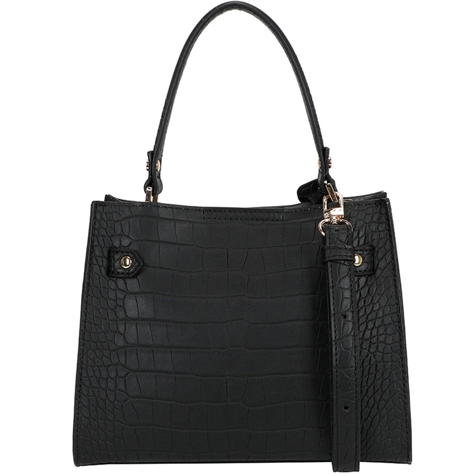 Ulrika Krokodil Handväska Svart