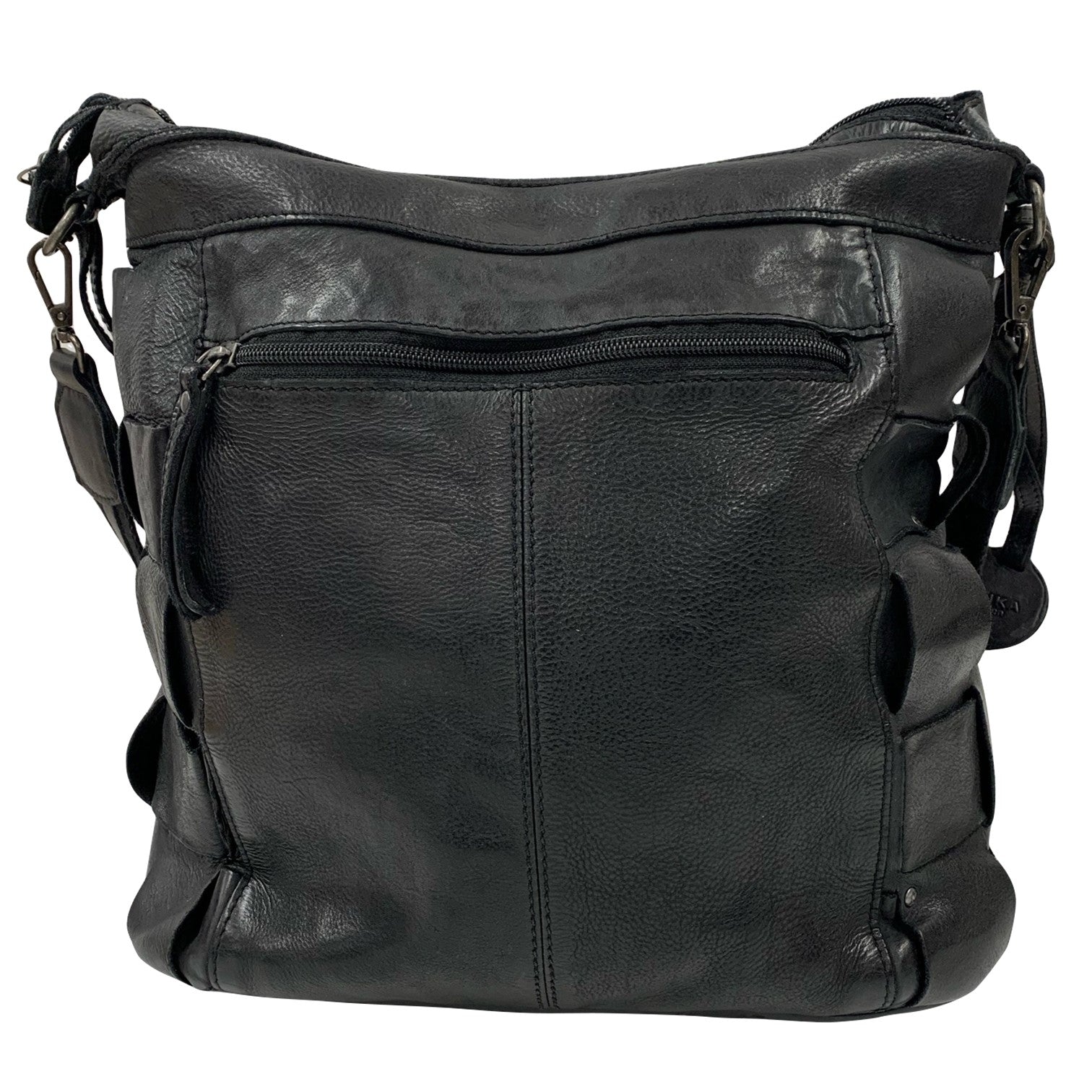 Ulrika Squares Shoulder Väska i Skinn Svart