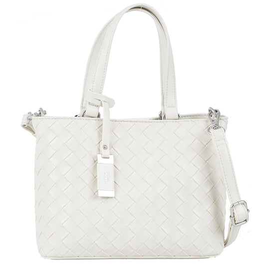 Ulrika Sweden Braid Handväska Mini Vit