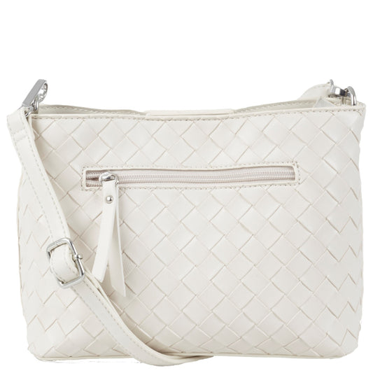 Ulrika Sweden Braid Handväska Mini Vit