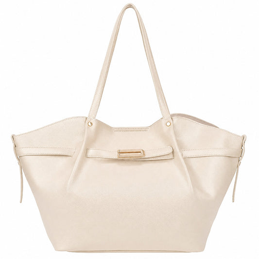 Ulrika Belt Handväska Stor Beige