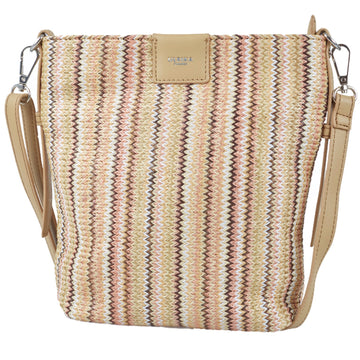 Ulrika Straw Axelväska Rosa