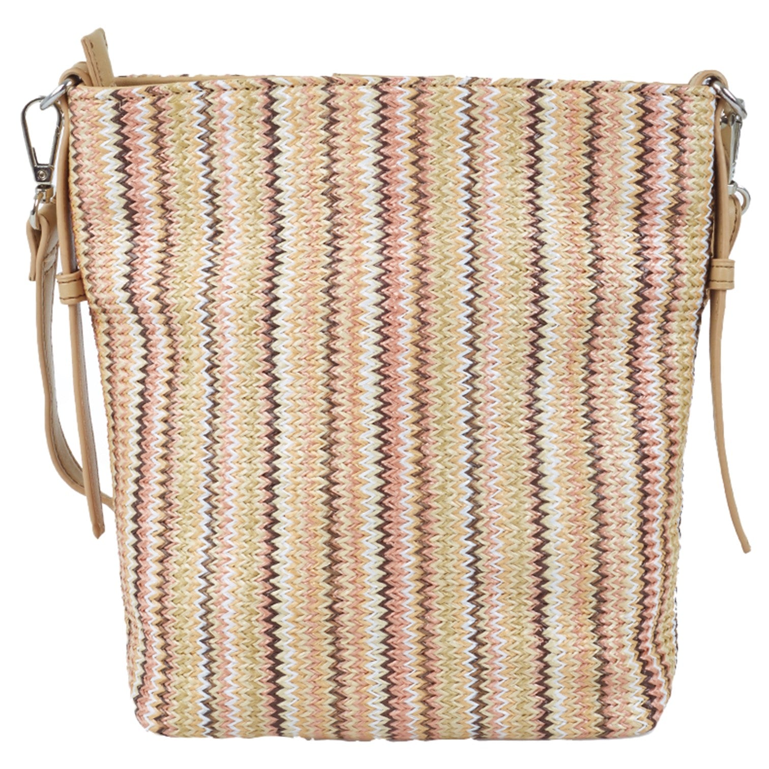 Ulrika Straw Axelväska Rosa