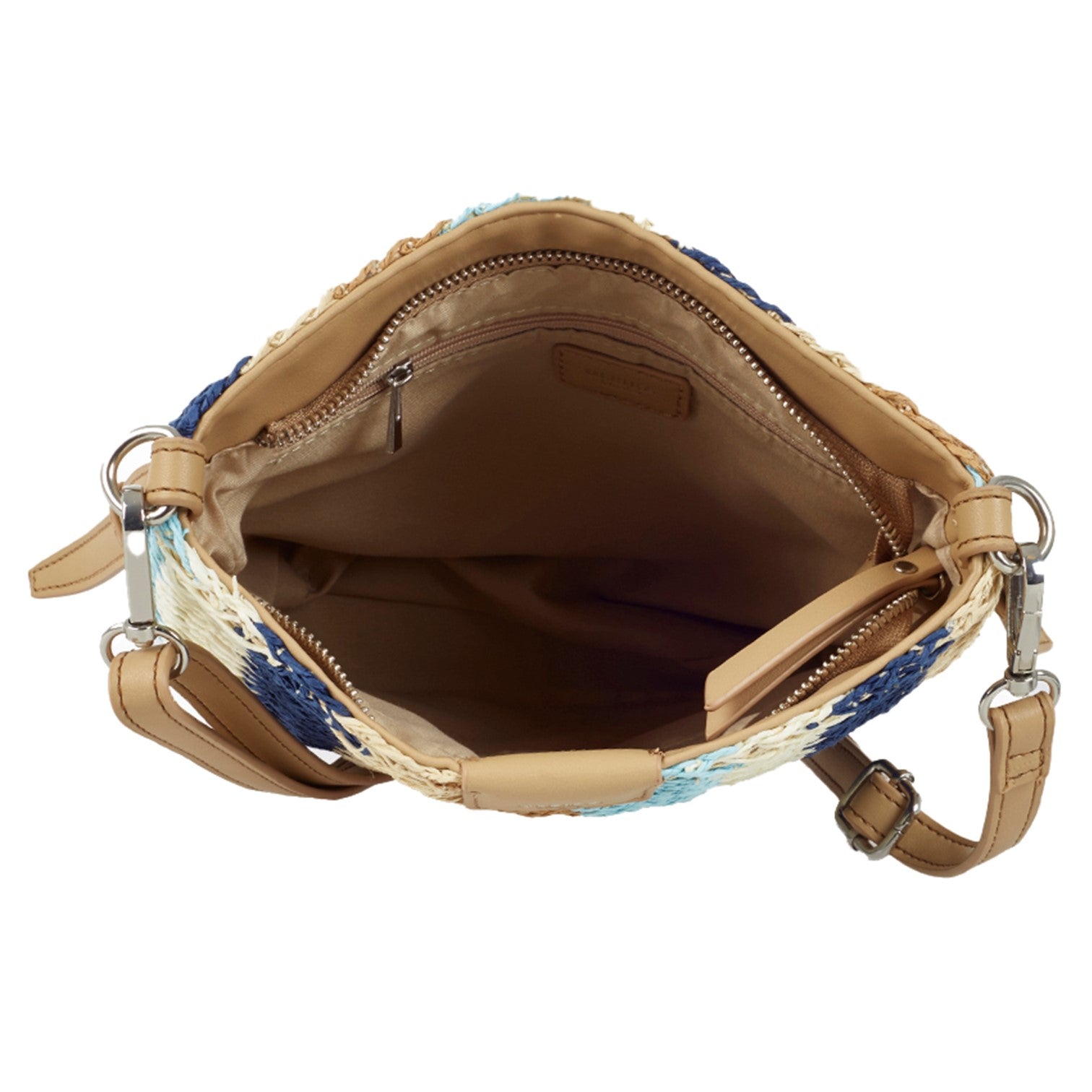 Ulrika Straw Axelväska Blå