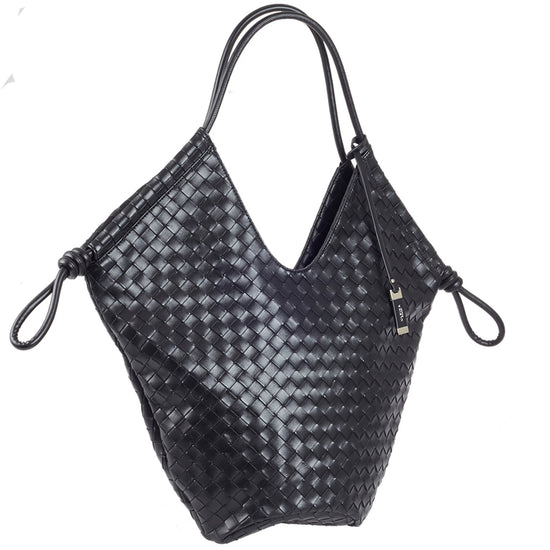 Ulrika Sweden Braid Shopper Stor Svart