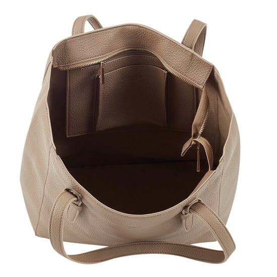 Ulrika Dollar Tote Bag Taupe