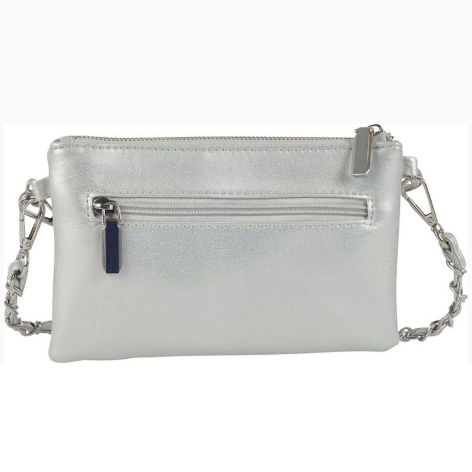 Ulrika Quiltad Pouch-väska Silver