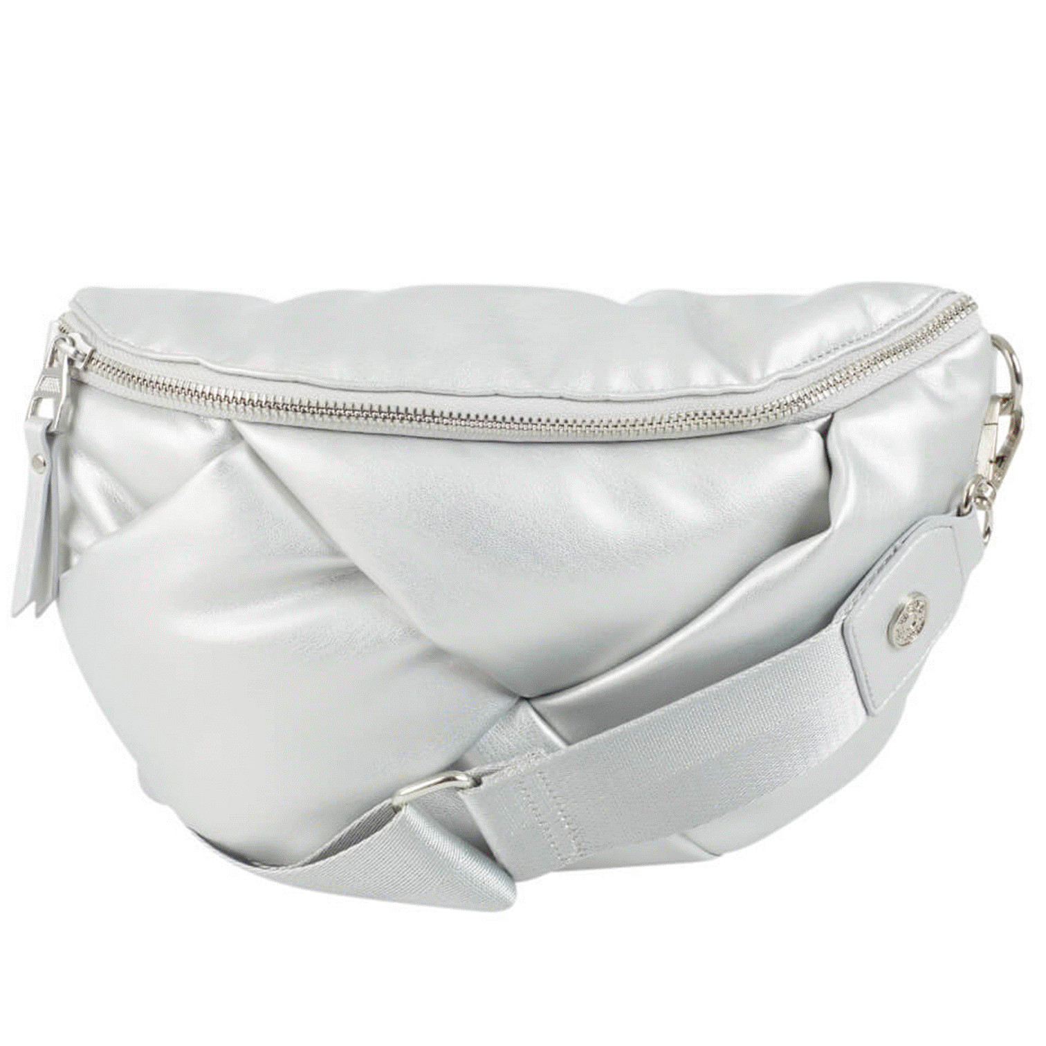 Ulrika Denim Bumbag Silver