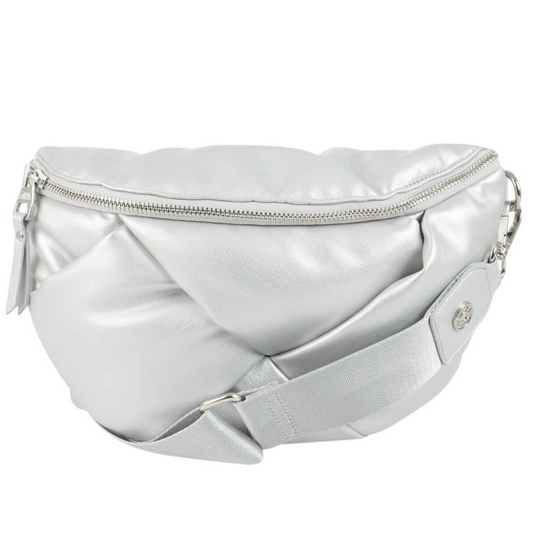Ulrika Denim Bumbag Silver