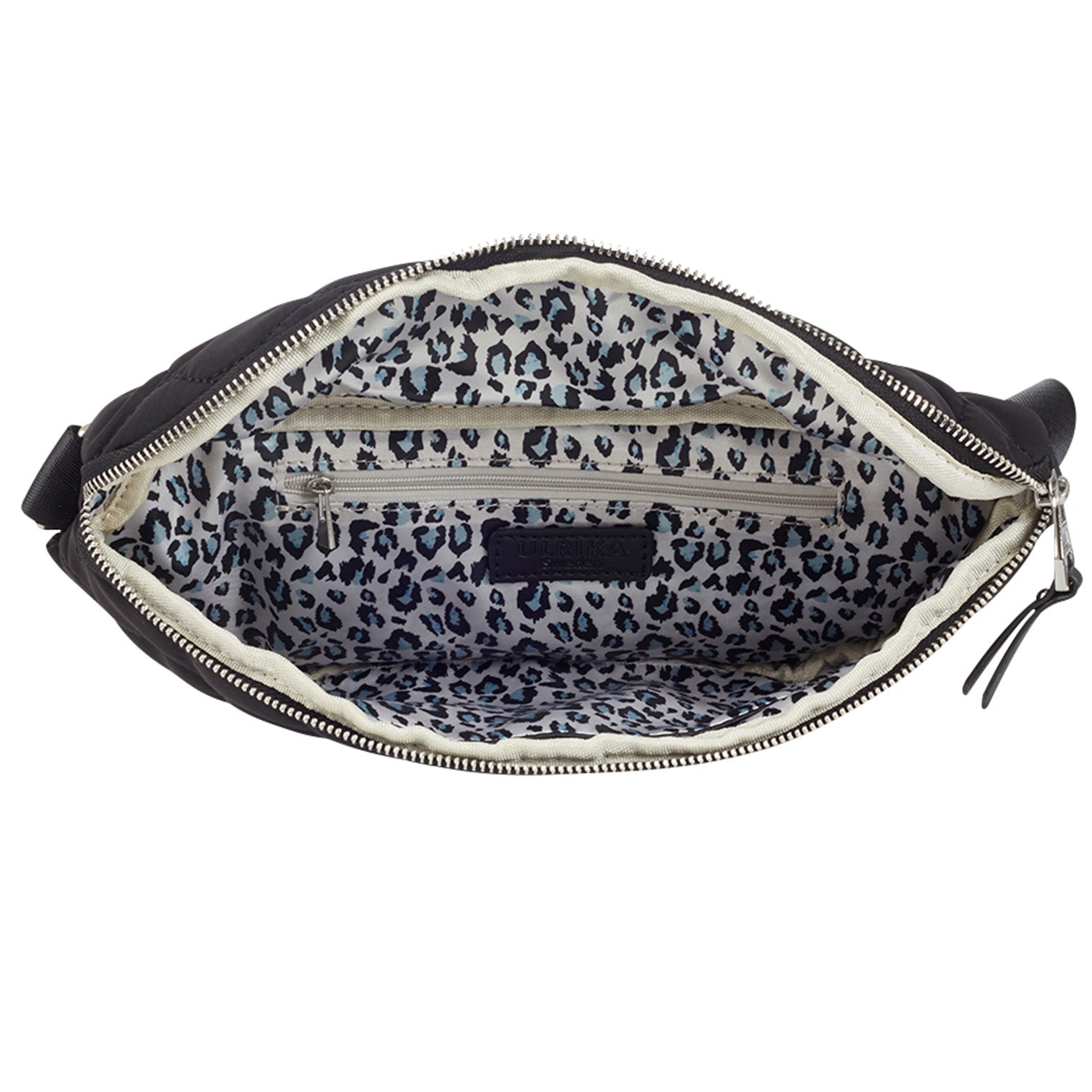 Ulrika Nylon Bubbles Midjeväska Svart