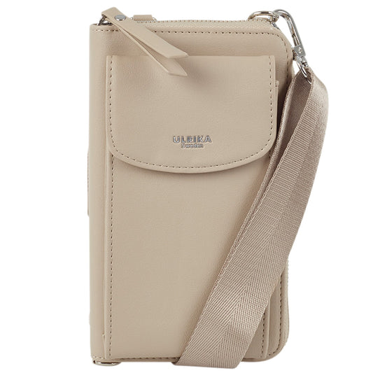 Ulrika Phone Axelremsväska Liten Beige