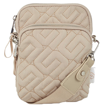 Ulrika Dam Recycled Mobilväska Beige