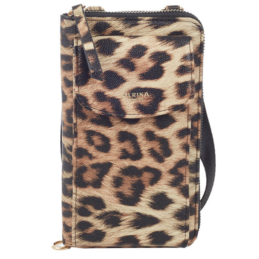 Ulrika Phone Axelremsväska Liten Leopard