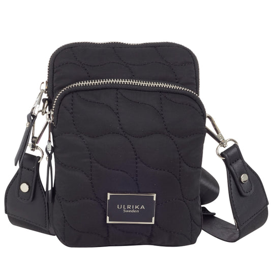 Ulrika Nylon Bubbles Mobilväska Svart