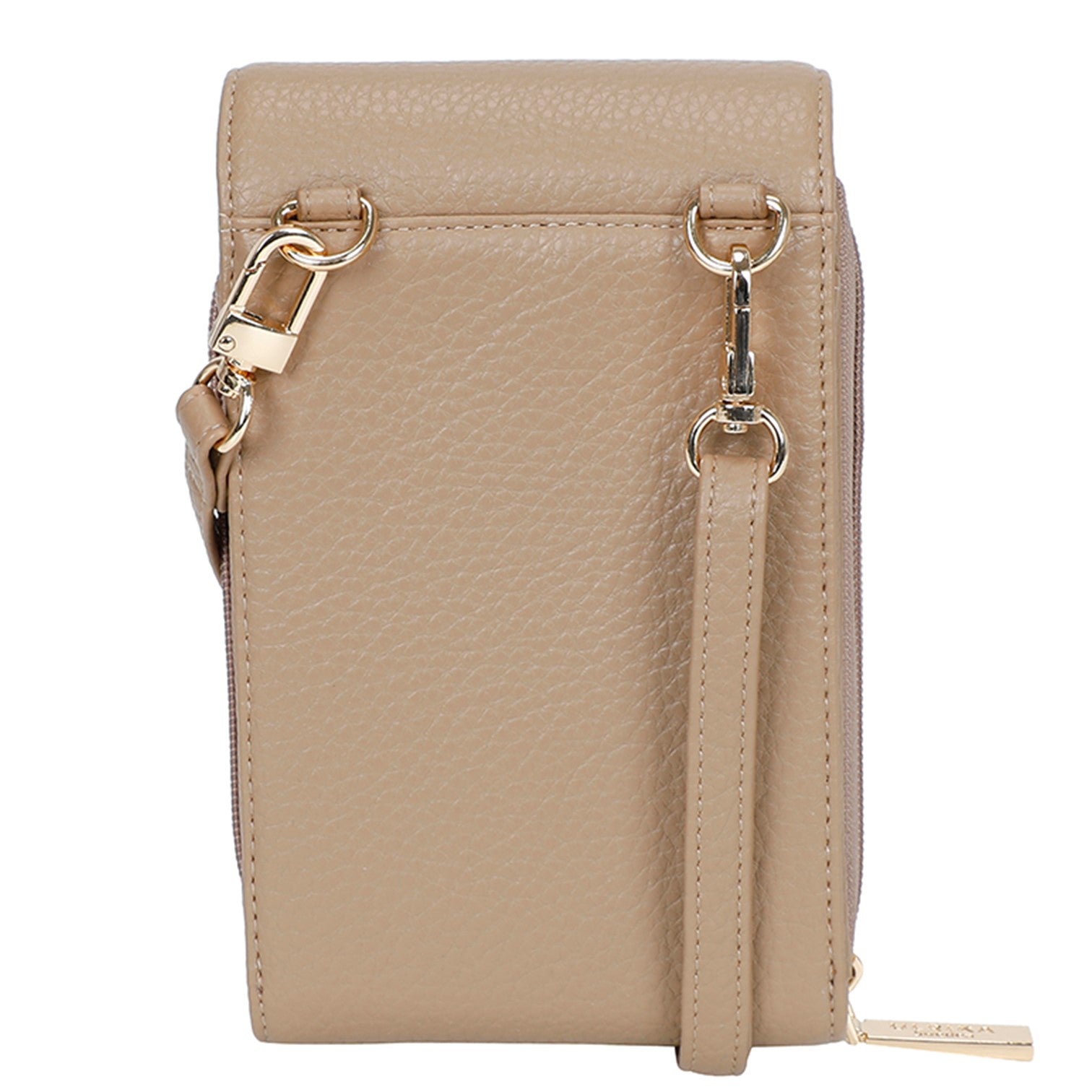 Ulrika Dam Mobilväska Liten Taupe