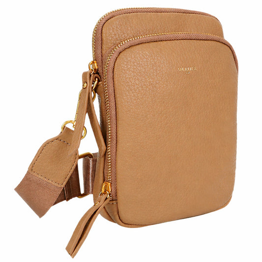 Ulrika Pocket Mobilväska Cognac