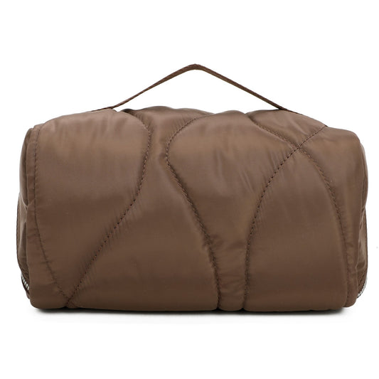 Ulrika Quilt Necessär med handtag Brun