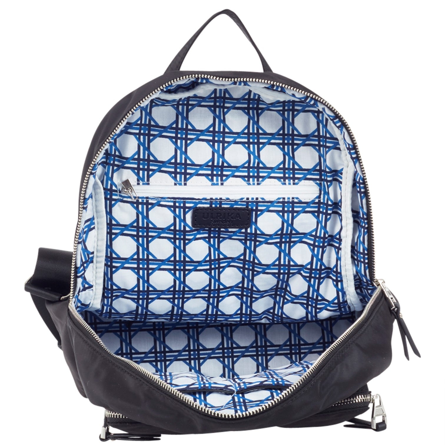 Ulrika Pocket Nylon Ryggsäck Svart