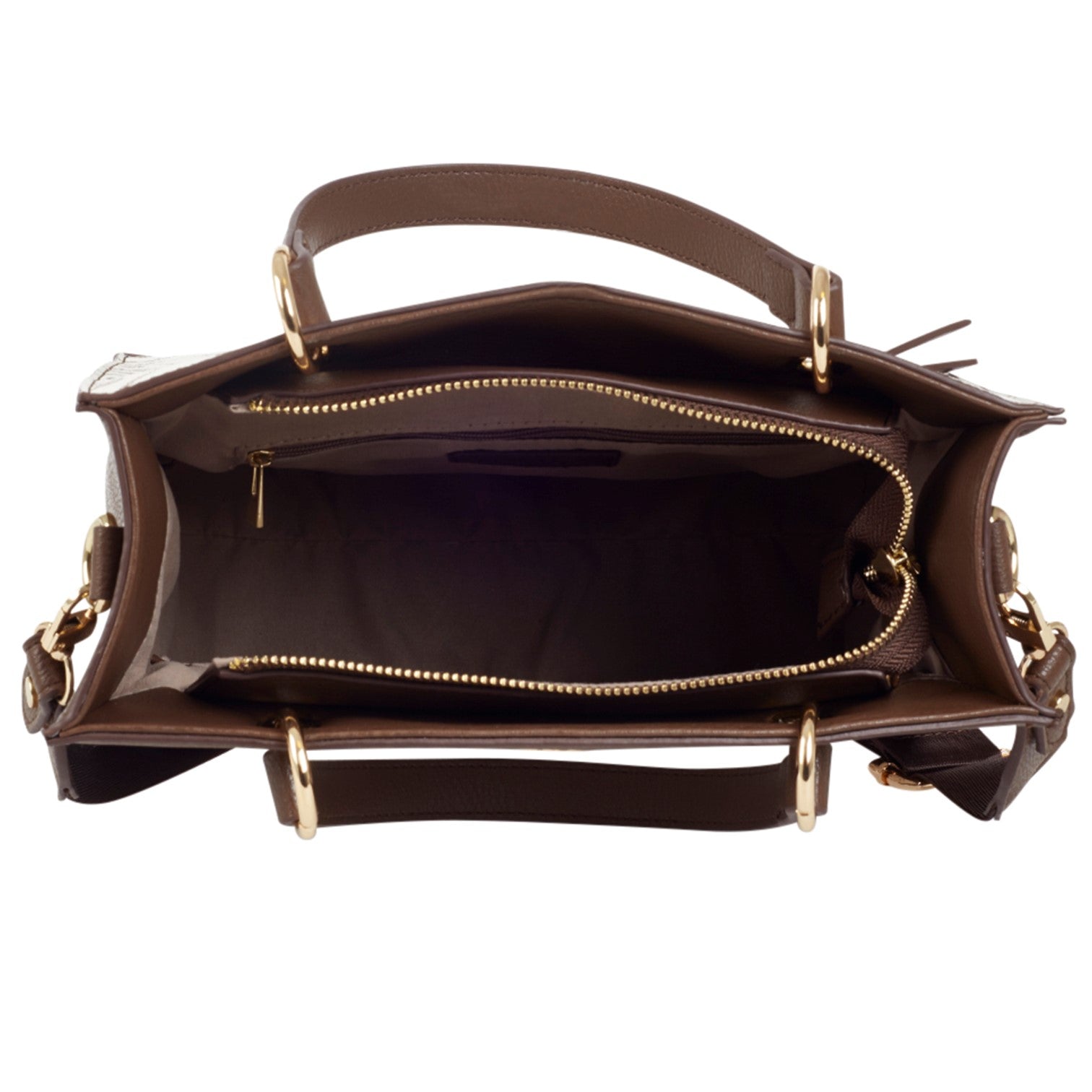 Ulrika Printed Handväska Brun